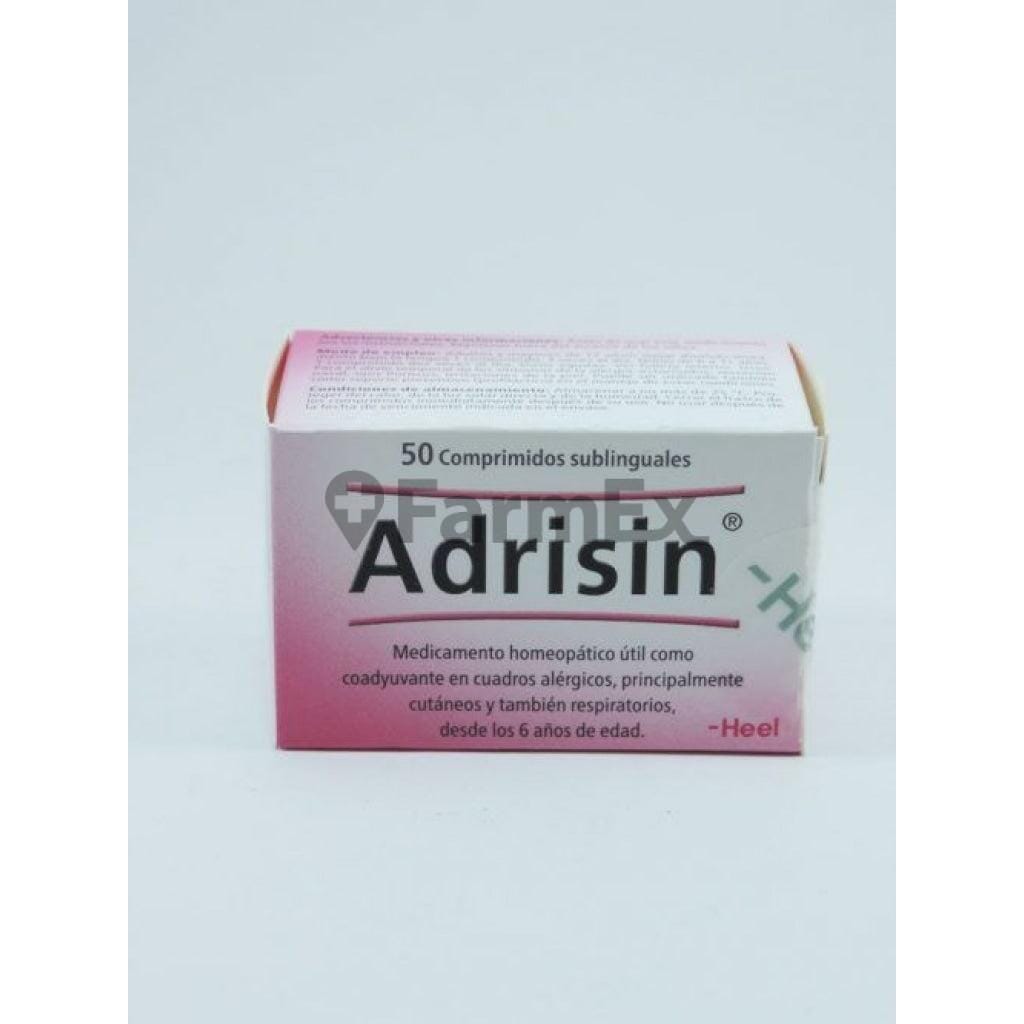 Adrisin x 50 comprimidos Farmex-Fonasa-Persistente